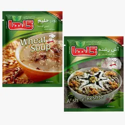 حلیم و آش رشته گلها - بسته بندی 2 عددی - 70 گرمی