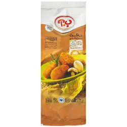 ناگت مرغ و قارچ پخته شده منجمد - مقدار 250 گرم