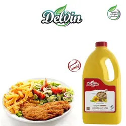 روغن سرخ کردنی بر پایه روغن کنجد دلوین - حجم 1800 میلی لیتر