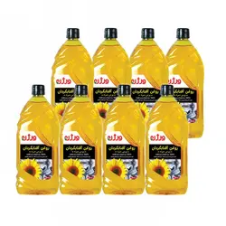 روغن فرابکر آفتابگردان ورژن - بسته 8 عددی - حجم 900 میلی لیتر