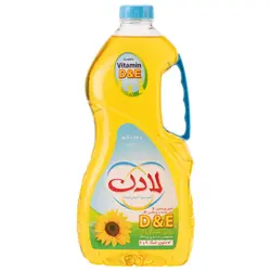 روغن مایع آفتابگردان حاوی ویتامین دی و ای لادن - حجم 1.8 لیتر
