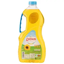 روغن مایع آفتابگردان حاوی ویتامین دی و ای لادن - حجم 1.8 لیتر