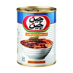 کنسرو لوبیا چیتی با قارچ چین چین - مقدار 400 گرم
