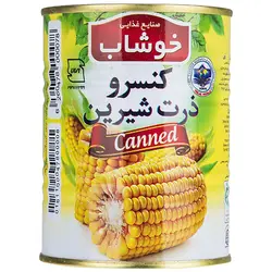 کنسرو ذرت شیرین خوشاب - مقدار 350 گرم