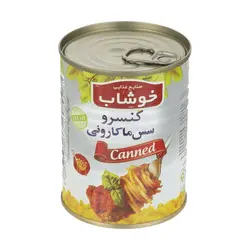 کنسرو سس ماکارونی با سویا خوشاب - مقدار 350 گرم