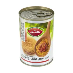 کنسرو سس ماکارونی با سویا و قارچ سحر - مقدار 400 گرم