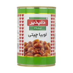 کنسرو لوبیا چیتی دلپذیر - مقدار 420 گرم