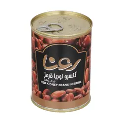 کنسرو لوبیا قرمز رعنا - مقدار 390 گرم