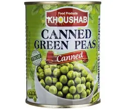 کنسرو نخود سبز خوشاب - مقدار 350 گرم