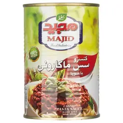 کنسرو سس ماکارونی با سویا مجید - مقدار 400 گرم