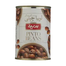 کنسرو لوبیا چیتی سمیه - مقدار 420 گرم