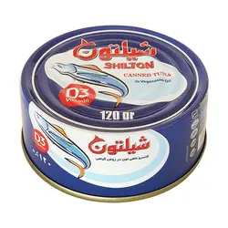 کنسرو ماهی تون در روغن گیاهی شیلتون - مقدار 120 گرم