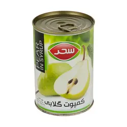 کمپوت گلابی سحر - مقدار 430 گرم