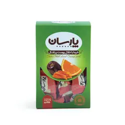 خرما با خلال پوست پرتقال پارسان - مقدار 250 گرم