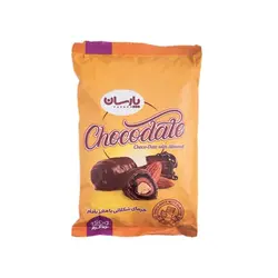 خرما شکلاتی با مغز بادام پارسان - مقدار 150 گرم