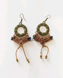 گوشواره مکرومه