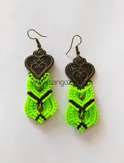 گوشواره مکرومه