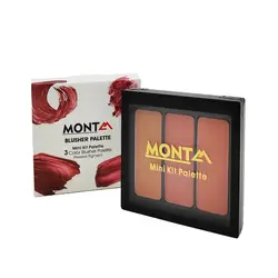 رژ گونه 3 رنگ مونت Mont 3 color blush - فروشگاه سارالند