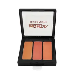 رژ گونه 3 رنگ مونت Mont 3 color blush - فروشگاه سارالند