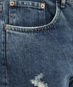 شلوار Mom fit مردانه آبی تیره سوپردرایM17A31901C