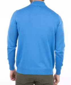 پلیور یقه ایستاده آبی سوپردرایM16A31701N