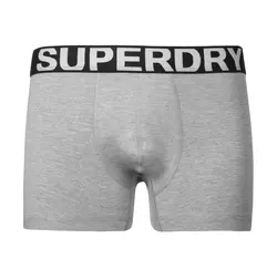 لباس زیر مردانه پک دوتایی طوسی/ سبز سوپردرای M22S31301X