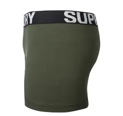 لباس زیر مردانه پک دوتایی طوسی/ سبز سوپردرای M22S31301X