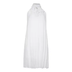 پیراهن پلیسه حریر استخوانی سوپردرایW18S30602T