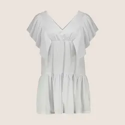 پیراهن زنانه آستین چین دار سوپردرای