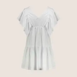 پیراهن زنانه آستین چین دار سوپردرای