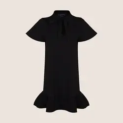 پیراهن زنانه یقه کراواتی سوپردرای