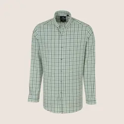 پيراهن مردانه آستين بلند چهارخانه ريز سوپردرای