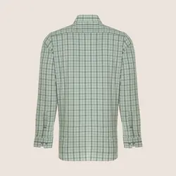 پيراهن مردانه آستين بلند چهارخانه ريز سوپردرای