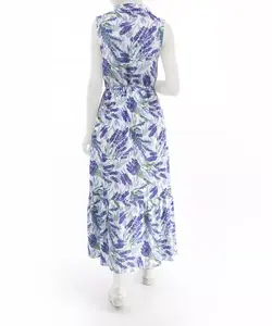 پیراهن طرحدار آبی سوپردرایW18S40601C