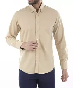 پیراهن آستین بلند کرم مردانه سوپردرایM13S40302S