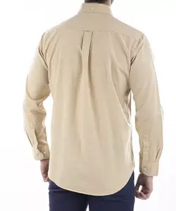 پیراهن آستین بلند کرم مردانه سوپردرایM13S40302S