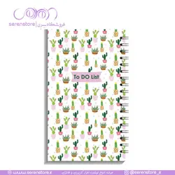 دفتر لیست کار ها مدل کاکتوس