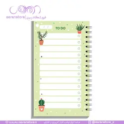 دفتر لیست کار ها مدل کاکتوس