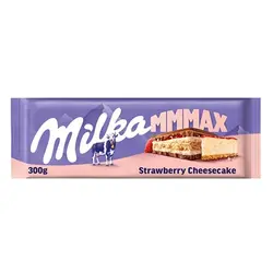 شکلات میلکا با مغز چیزکیک و توت فرنگی 300 گرمی – milka