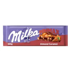 شکلات میلکا با مغز کارامل و بادام 300 گرمی – milka