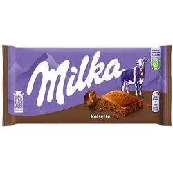شکلات میلکا با کرم فندق Milka – Noisette