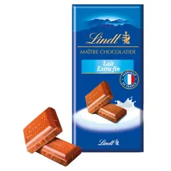 شکلات تخته ای شیری extra fin لینت – lindt
