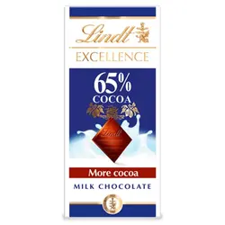 شکلات تخته ای شیری 65% لینت اکسلنس – Lindt