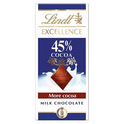 شکلات تخته ای شیری 45% لینت اکسلنس – Lindt