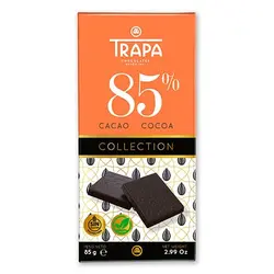 شکلات تخته ای 85% دارک تراپا – Trapa