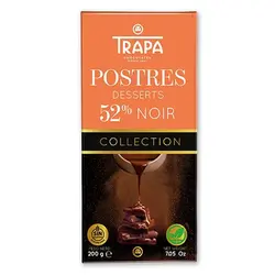 شکلات تخته ای مجموعه دسر ها 52% دارک تراپا – Trapa