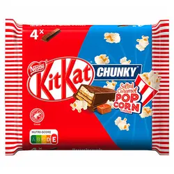 پک 4 تایی شکلات بار کیت کت کرانچی پاپ کورن – kitkat