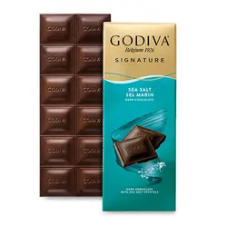 شکلات تخته ای شکلات تلخ و نمک دریایی گودیوا – GODIVA