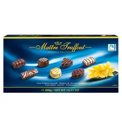شکلات هدیه مخلوط پرالین ها میتر تروفوت آبی – Maitre Truffout