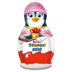 شکلات کیندر پنگوئن هدیه صورتی کریسمسی – Kinder